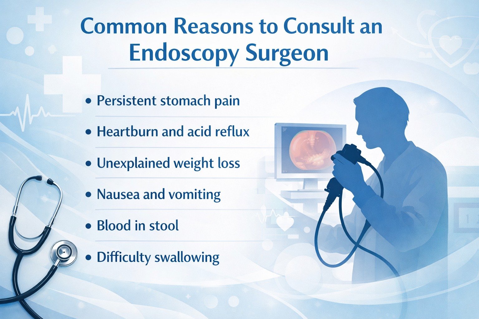 common reasons to consult an endoscopy