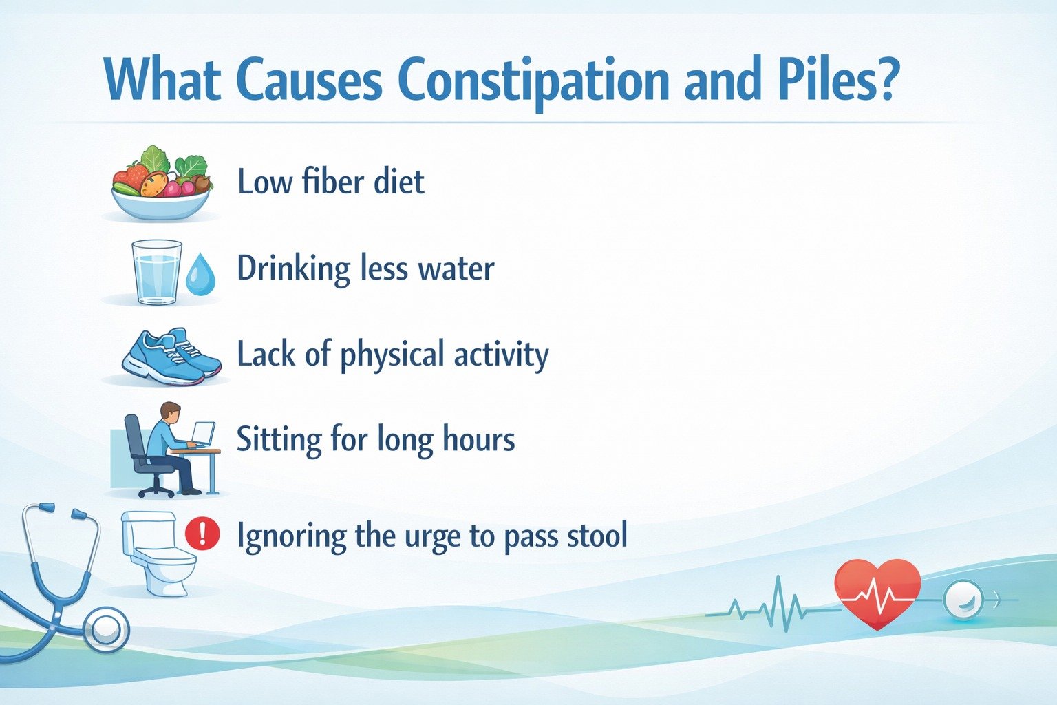 How to Prevent Constipation and Piles Naturally