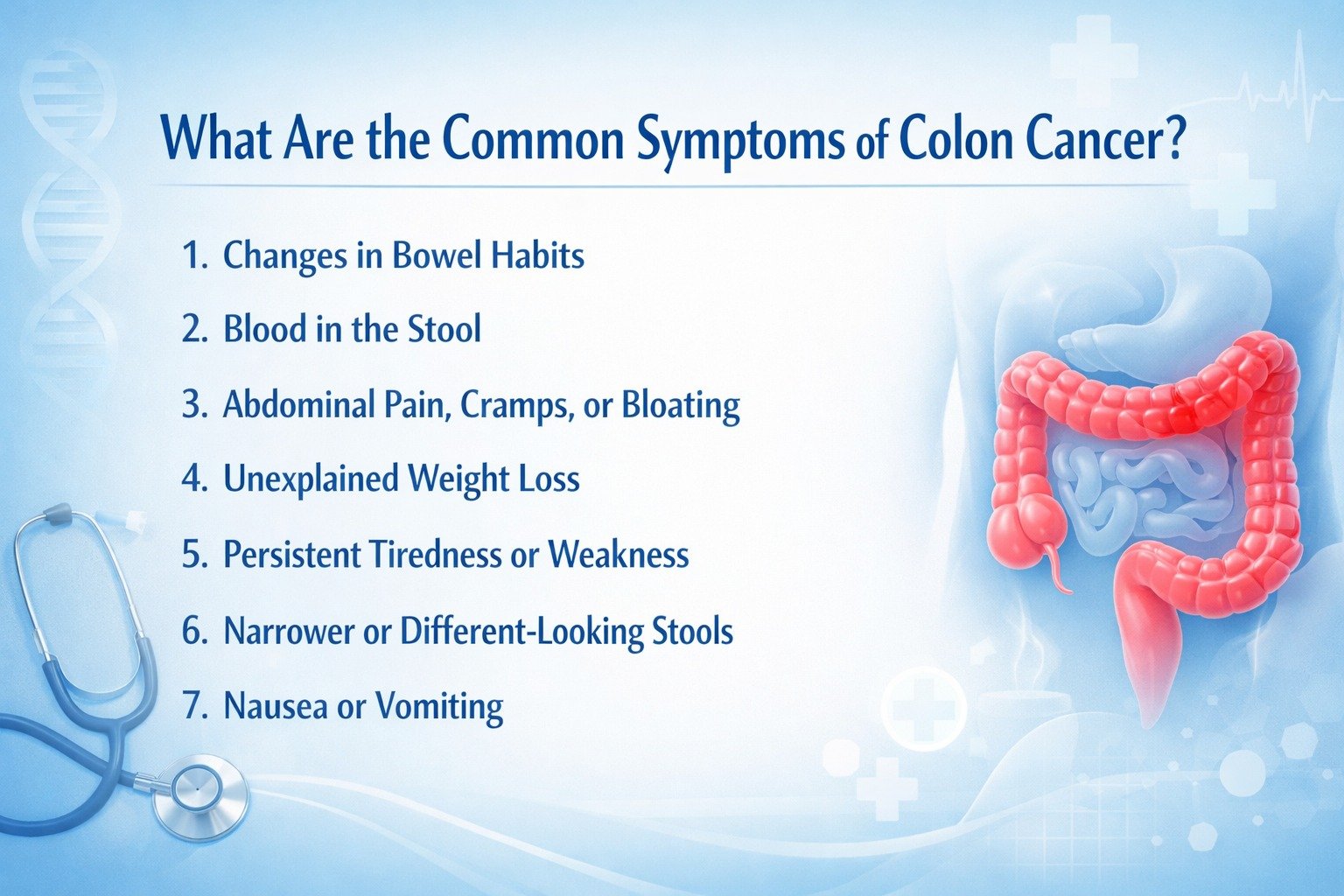 What Are the Common Symptoms of Colon Cancer